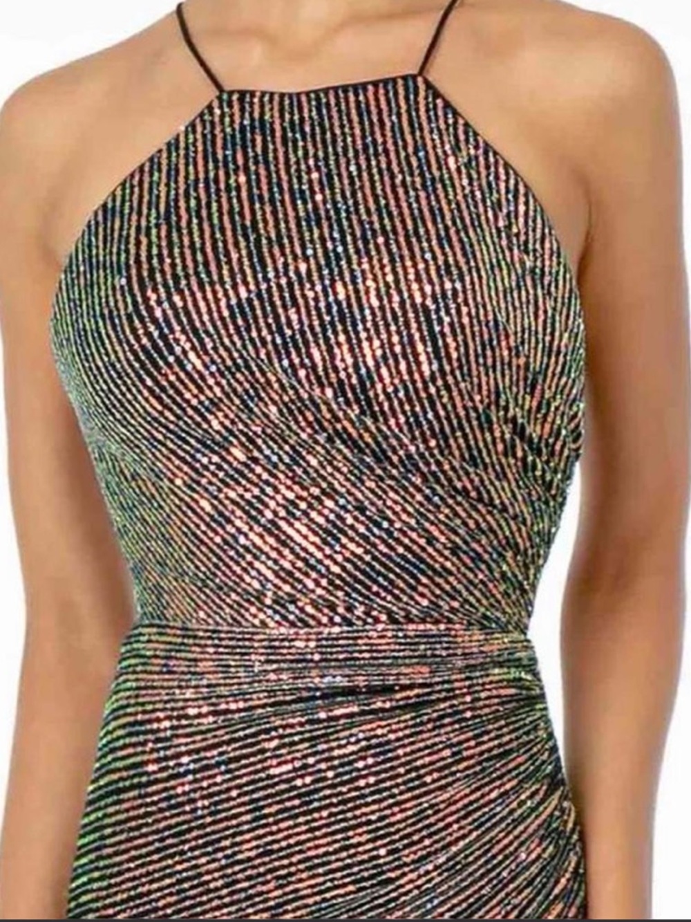 RAINBOW SEQUIN DRESS - NEW